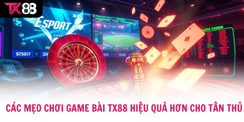 Tổng hợp các mẹo chơi game bài TX88 hiệu quả hơn cho tân thủ